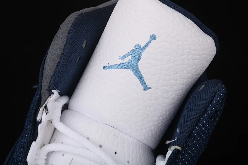 All categories Air Jordan Jordan series basketball shoes Air Jordan 13 Air Jordan 13 Flint GIGI AJ13 Joe 13 white blue navy blue 3M reflective version 415171-404